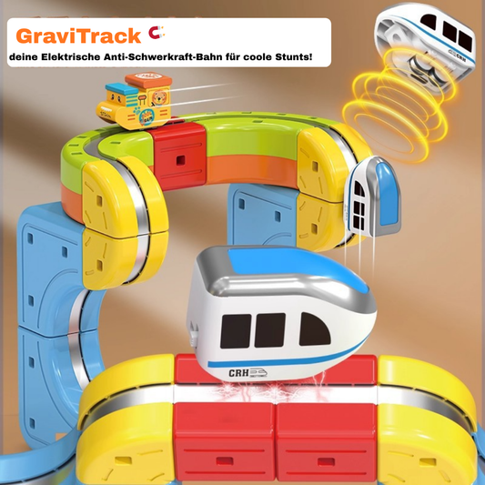 GraviTrack™ – Die magnetische Rennbahn für Wände & Decken
